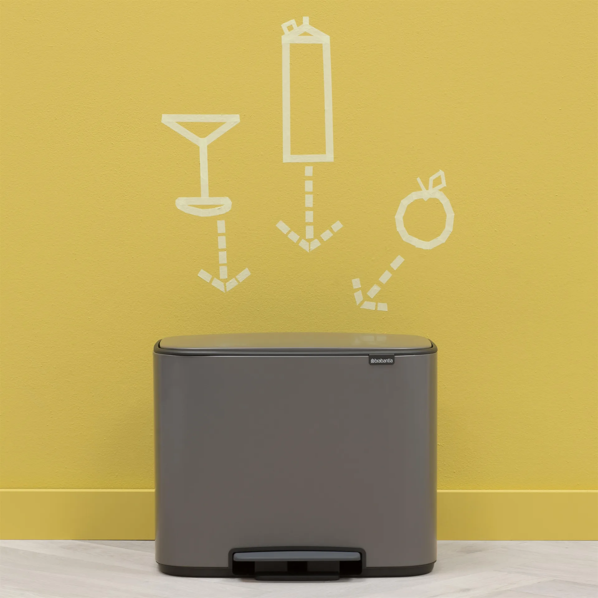 Bo pedalhink 36 l, platinum Brabantia