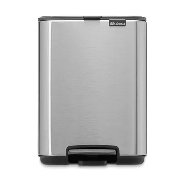 Bo pedalhink 4 L - Matt Steel Fingerprint Proof - Brabantia