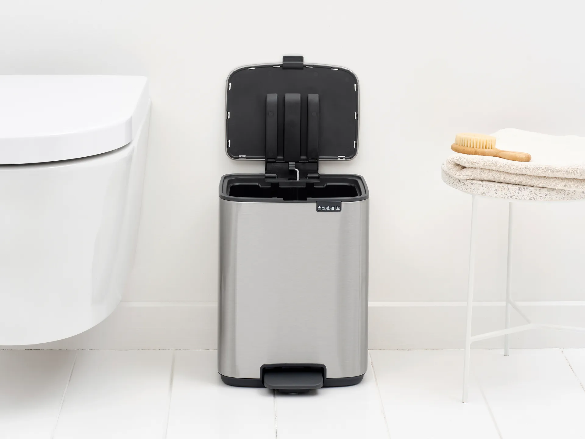 Bo pedalhink 7 L, Matt Steel Fingerprint Proof Brabantia