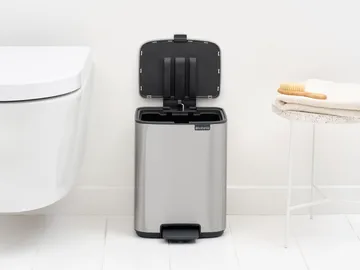 Bo pedalhink 7 L - Matt Steel Fingerprint Proof - Brabantia
