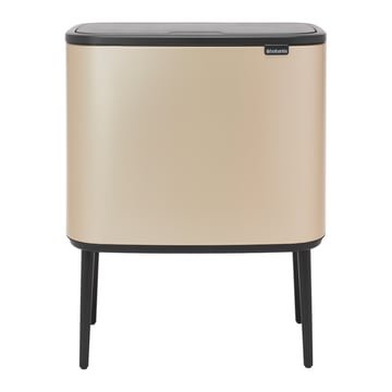 Brabantia Bo touch bin 11+23 liter Metallic Gold