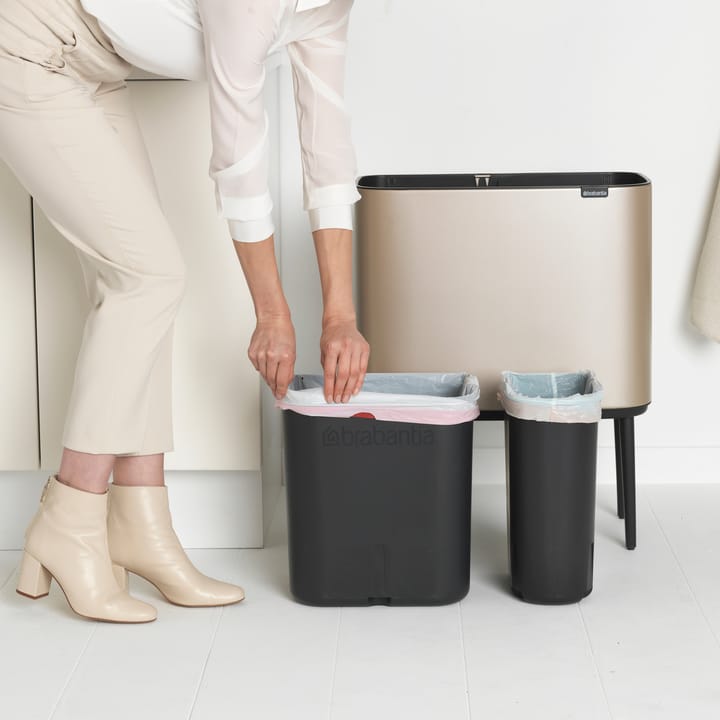 Bo touch bin 11+23 liter, Metallic Gold Brabantia