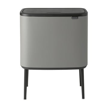 Brabantia Bo touch bin 11+23 liter Mineral concrete grey