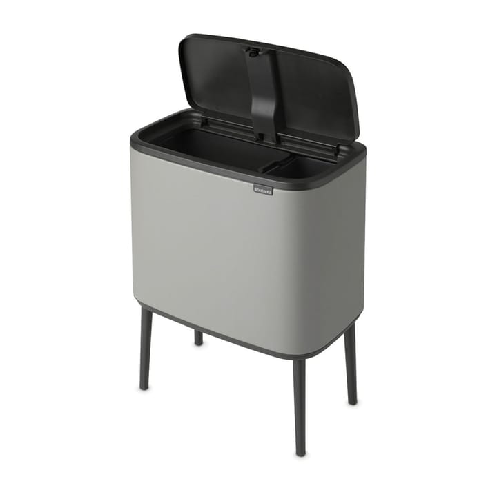 Bo touch bin 11+23 liter, Mineral concrete grey Brabantia