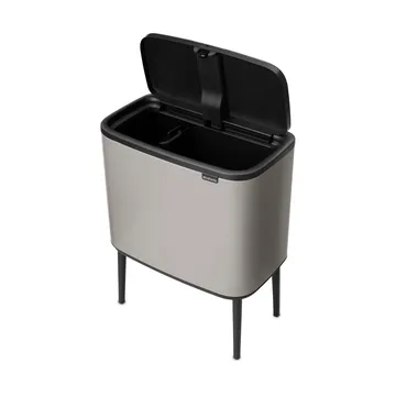 Bo touch bin 11+23 liter - Soft grey - Brabantia