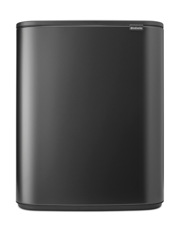 Läs mer om Brabantia Bo touch bin 2x30 L Confident Grey