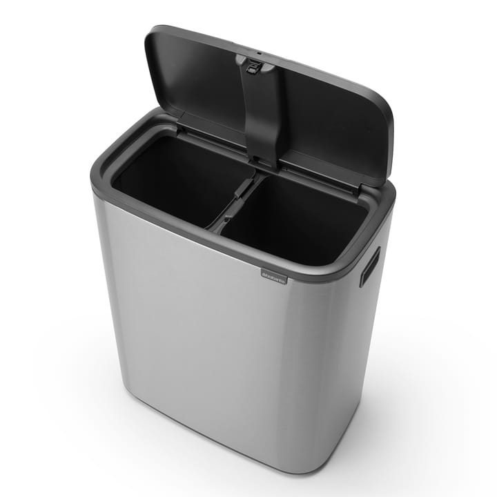 Bo touch bin 2x30 L, Mattborstat stål Brabantia