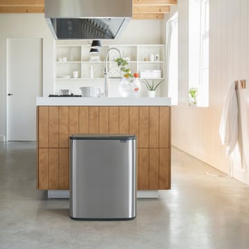 Bo touch bin 2x30 L - Mattborstat stål - Brabantia