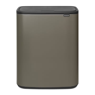 Brabantia Bo touch bin 2×30 L Platinum