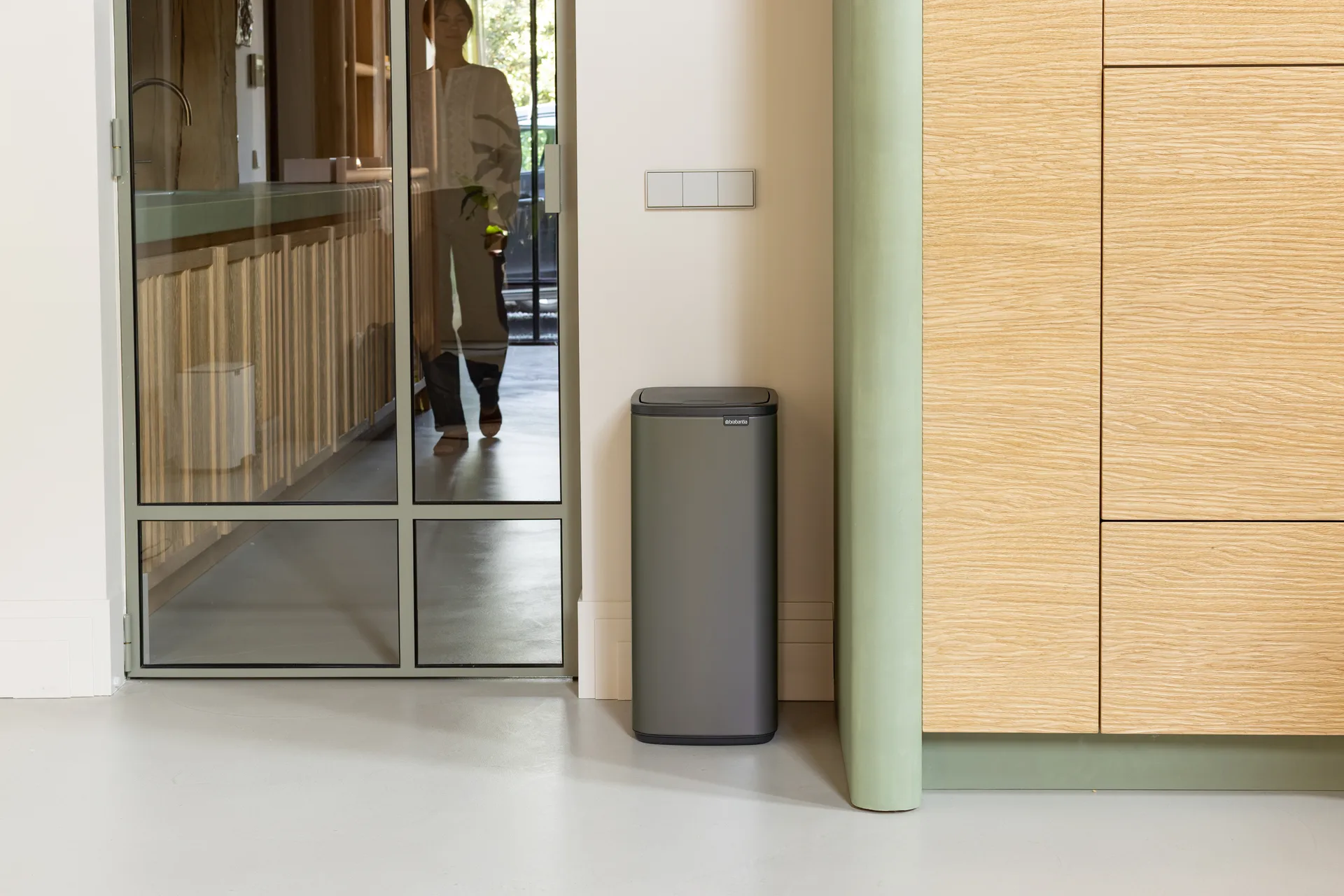 Bo Touch Bin 30 L, Platinum Brabantia