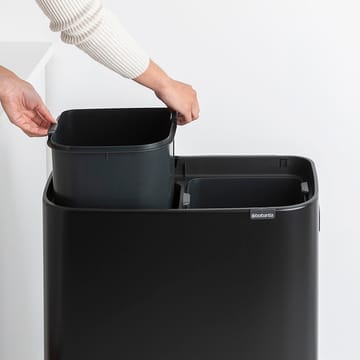 Bo touch bin high 2x30 L - Matt svart - Brabantia