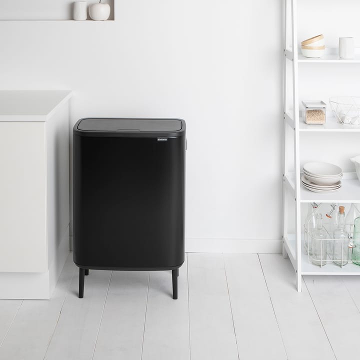 Bo touch bin high 2x30 L, Matt svart Brabantia