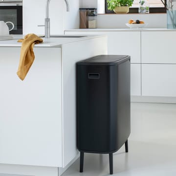 Bo touch bin high 2x30 L - Matt svart - Brabantia