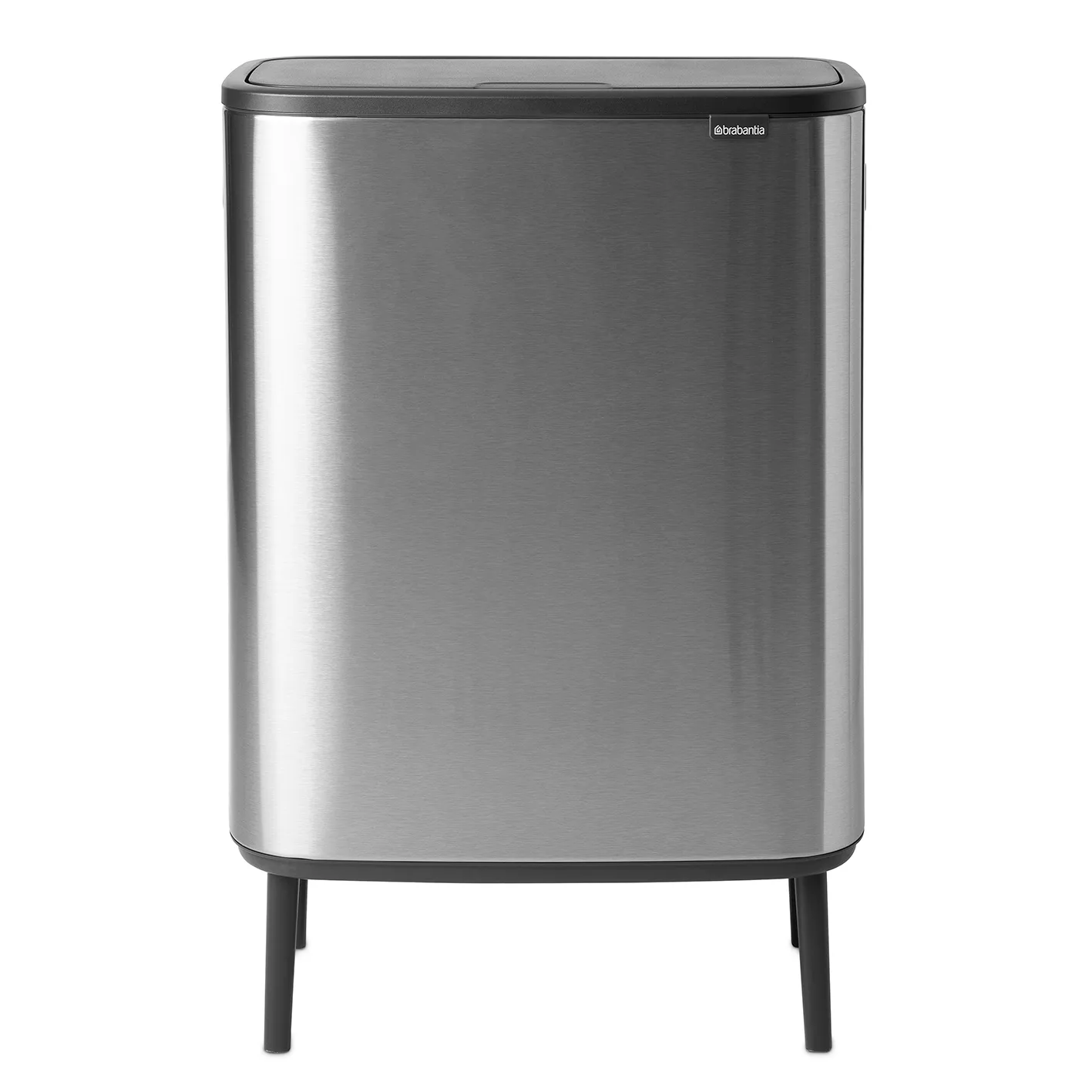Bo touch bin high 2x30 L, Mattborstat stål Brabantia