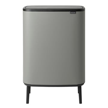 Läs mer om Brabantia Bo touch bin high 2x30 L Mineral concrete grey