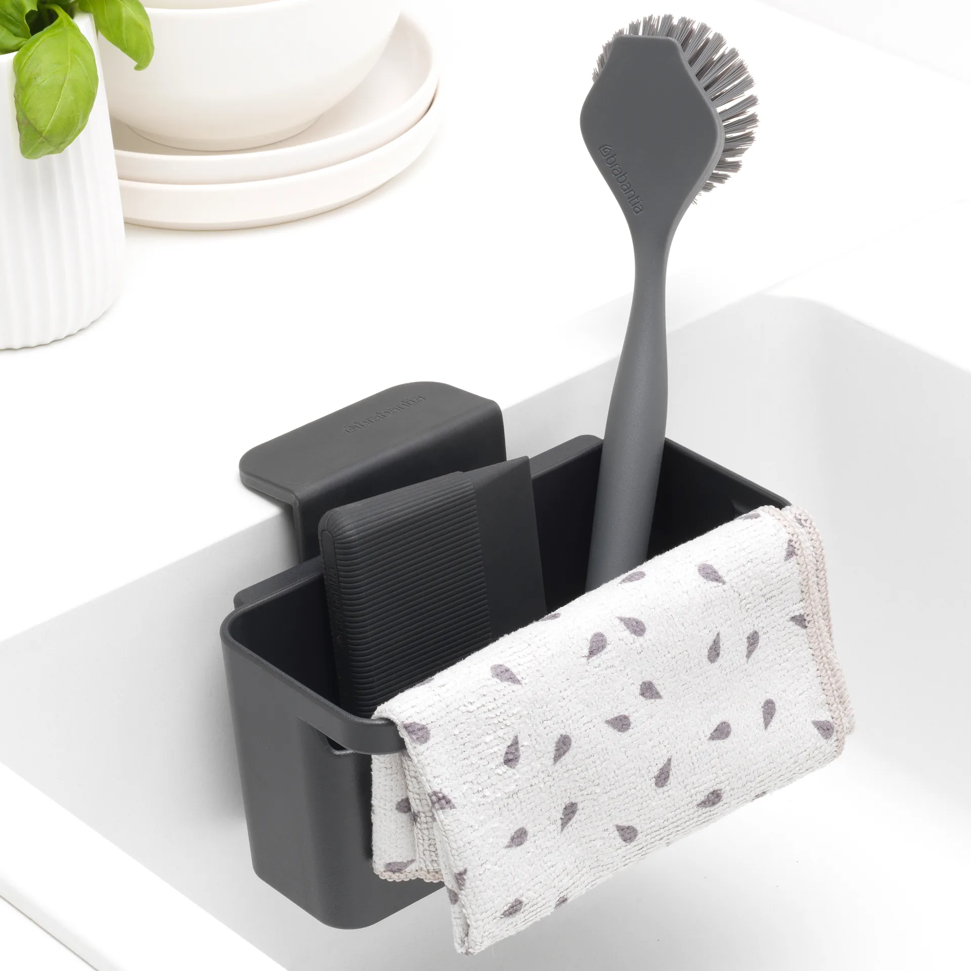 Brabantia diskbänksorganiserare, Mörkgrå Brabantia