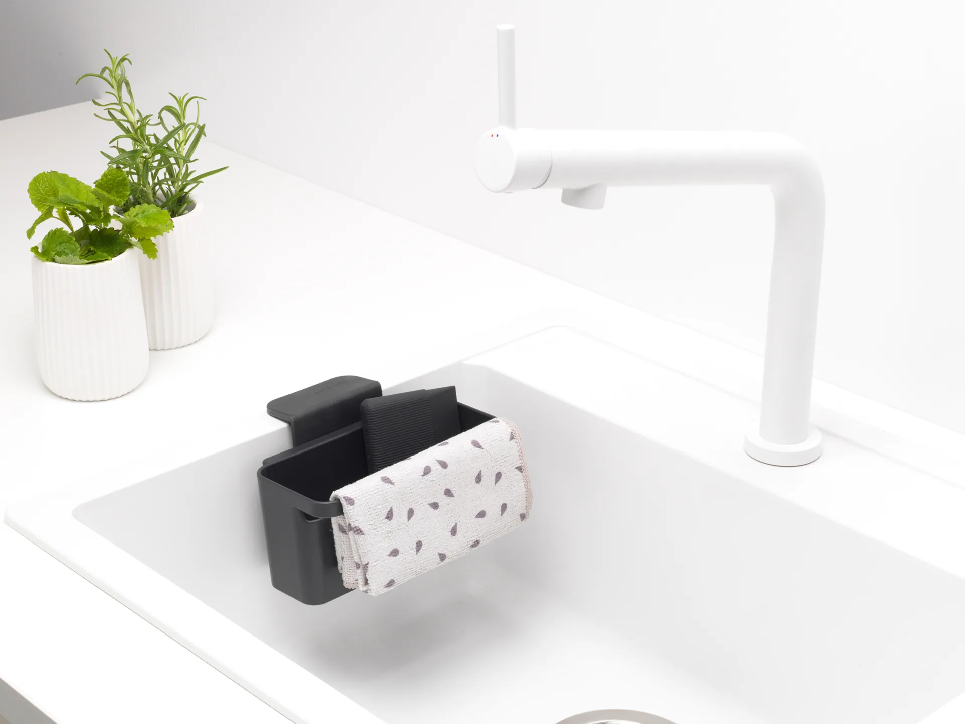 Brabantia diskbänksorganiserare, Mörkgrå Brabantia
