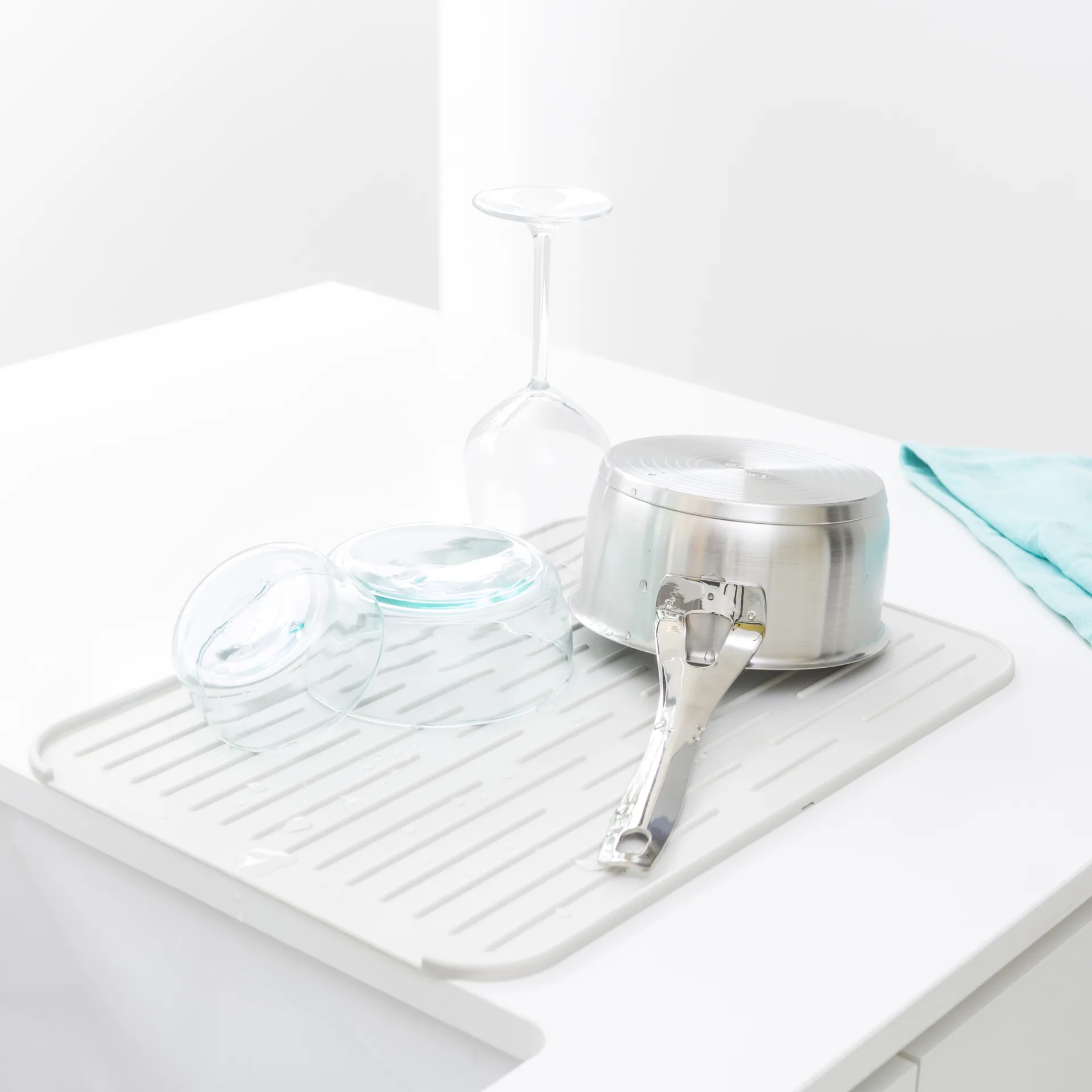 Brabantia diskmatta silikon, ljusgrå Brabantia