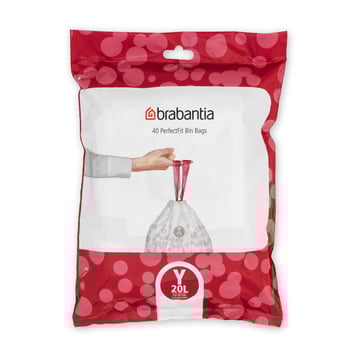 Brabantia Brabantia PerfectFit avfallspåse 40st 20 liter