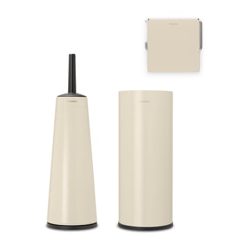 Läs mer om Brabantia Brabantia ReNew badrumstillbehör 3 delar Soft Beige