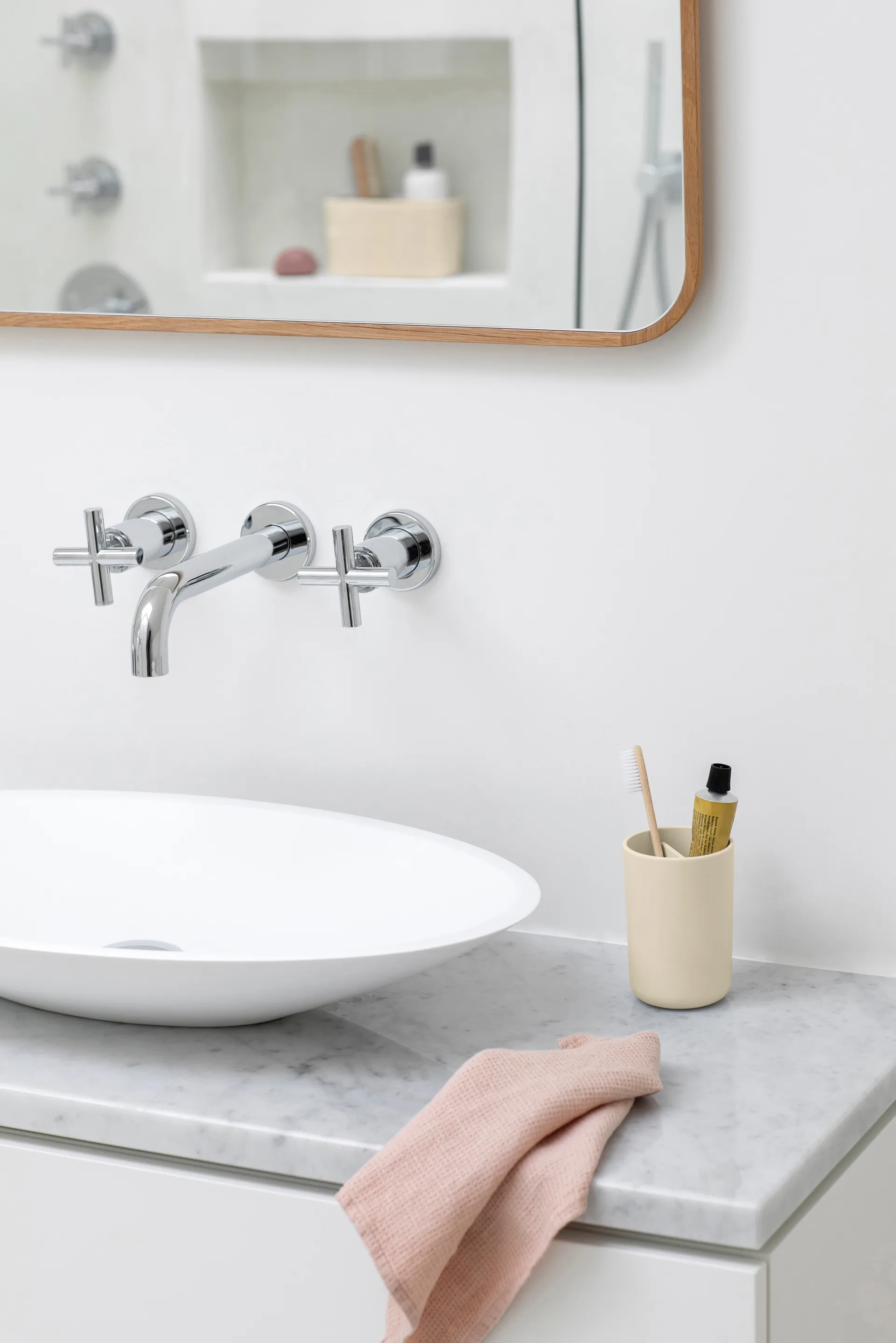 Brabantia ReNew tandborsthållare, Soft Beige Brabantia