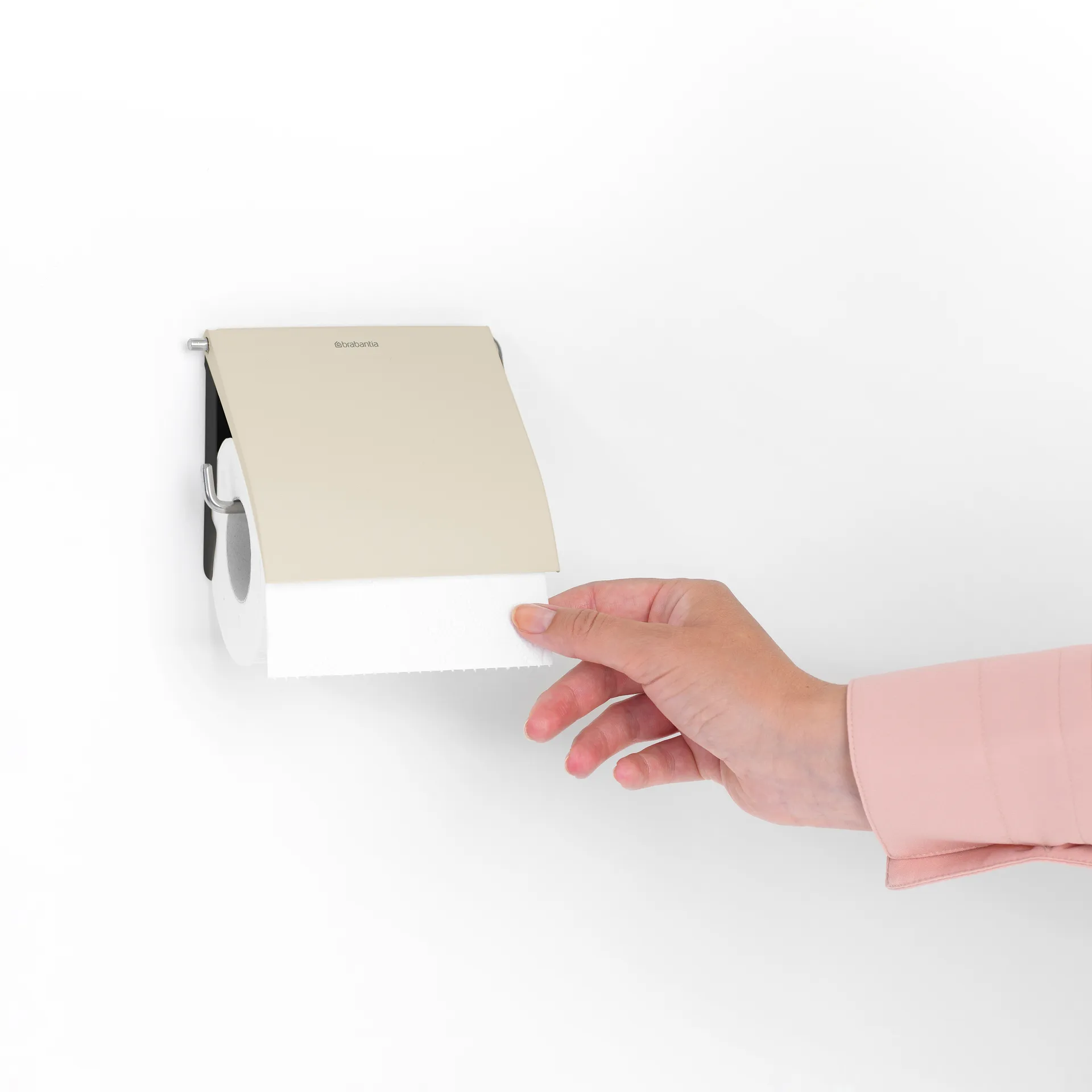 Brabantia ReNew toalettpappershållare, Soft Beige Brabantia