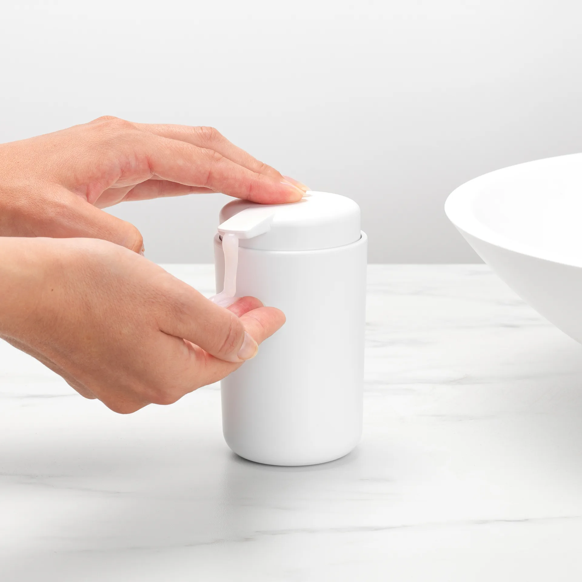 Brabantia Renew tvålpump 14 cm, Vit Brabantia