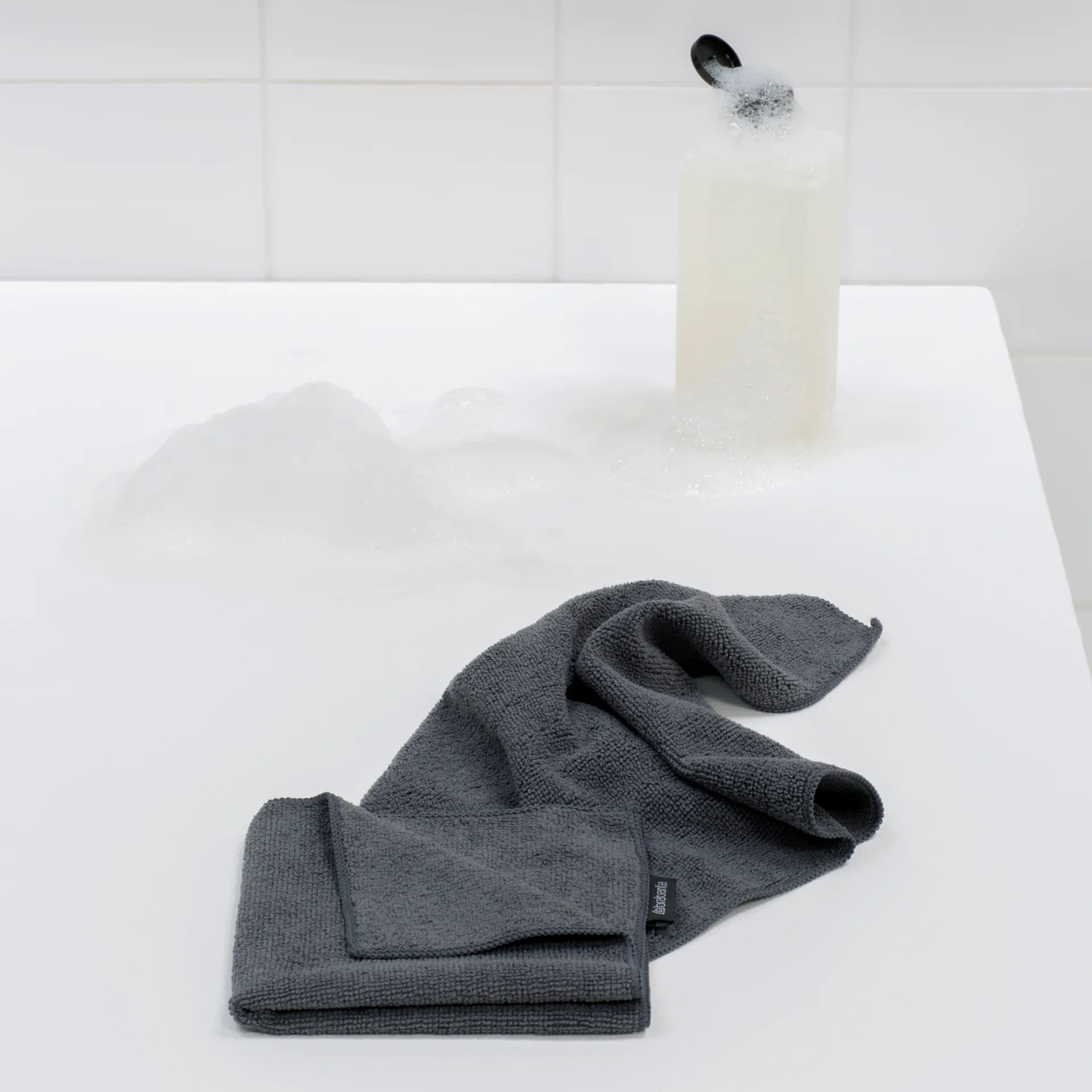 Brabantia trasa microfiber 2-pack, mörkgrå Brabantia