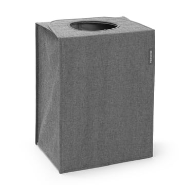 Läs mer om Brabantia Brabantia tvättkorg tyg rektangulär 55 liter Mörkgrå