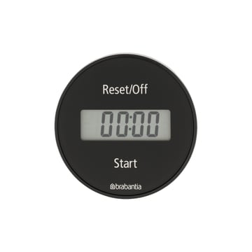 Läs mer om Brabantia Digital kökstimer med magnet Svart