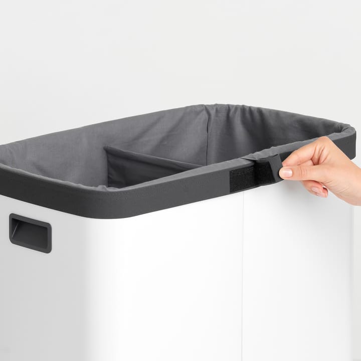 Innerpåse till Bo tvättkorg high 2x45 L, Grå Brabantia