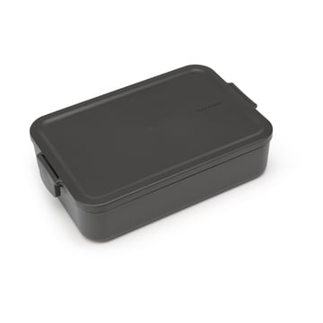 Läs mer om Brabantia Make & Take bento matlåda stor 2 L Mörkgrå