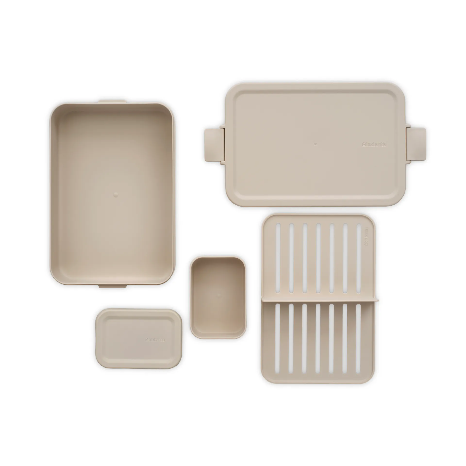 Make & Take bento matlåda stor 2 L, Soft Beige Brabantia