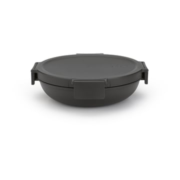 Läs mer om Brabantia Make & Take matlåda 1 L Mörkgrå