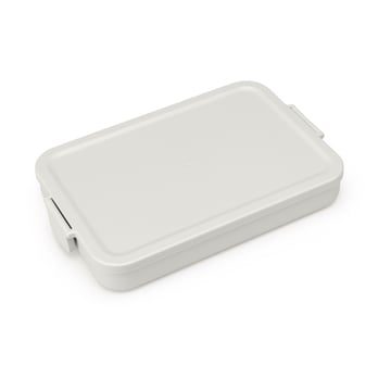 Läs mer om Brabantia Make & Take matlåda platt, 1,1 L Ljusgrå