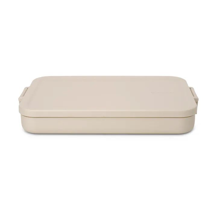 Make & Take matlåda platt, 1,1 L - Soft Beige - Brabantia
