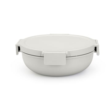 Läs mer om Brabantia Make & Take salladsskål, 1,3 L Ljusgrå