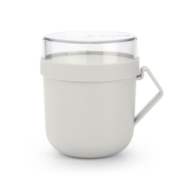Läs mer om Brabantia Make & Take Soppmugg 0,6 L Ljusgrå