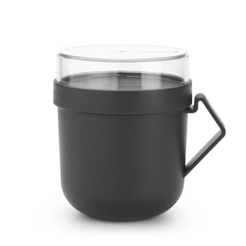 Läs mer om Brabantia Make & Take Soppmugg 0,6 L Mörkgrå
