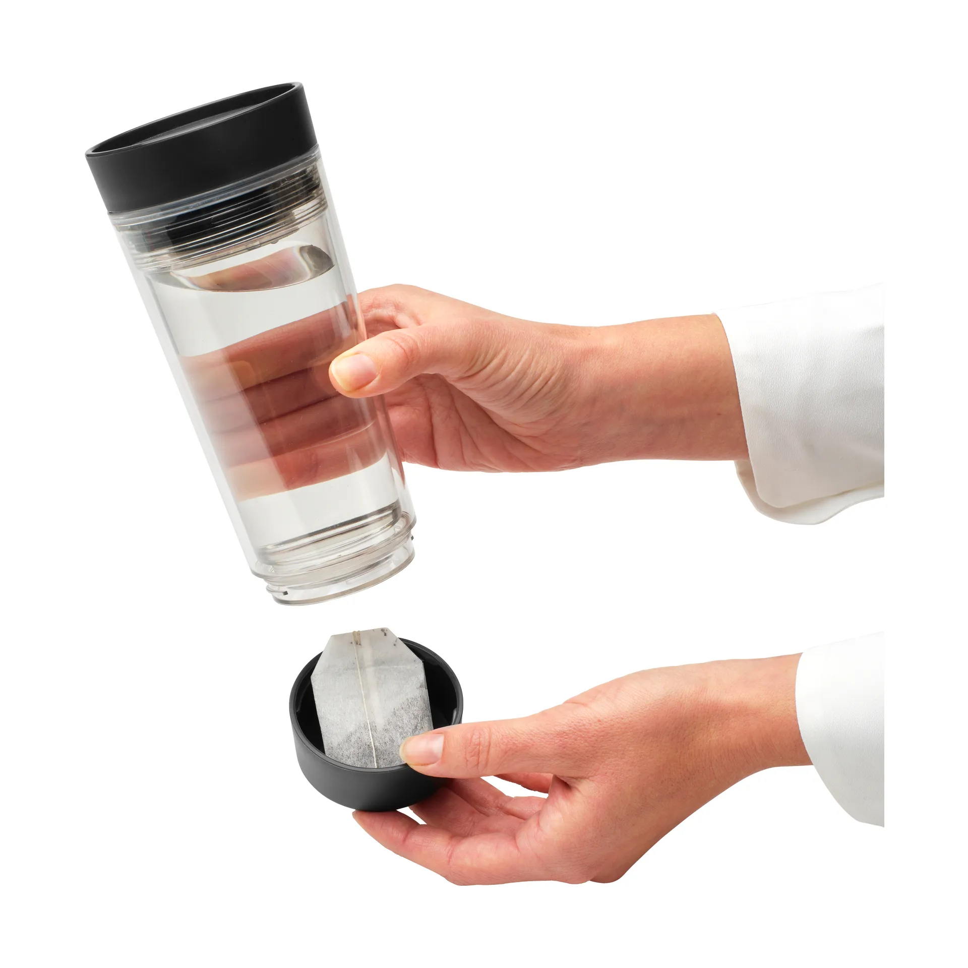 Make & Take termosmugg för te 36 cl, Mörkgrå Brabantia