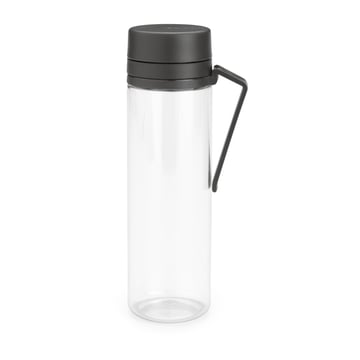Läs mer om Brabantia Make & Take vattenflaska med sil 0,5 L Mörkgrå
