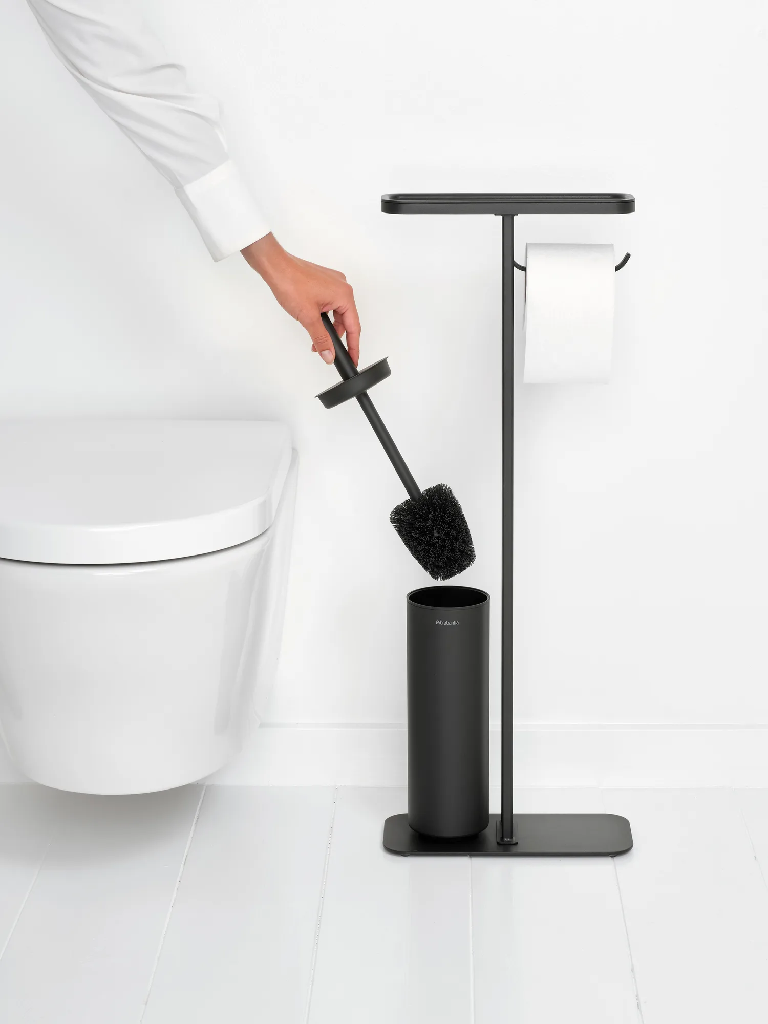 MindSet Toalettbutler, Mineral Infinite Grey Brabantia