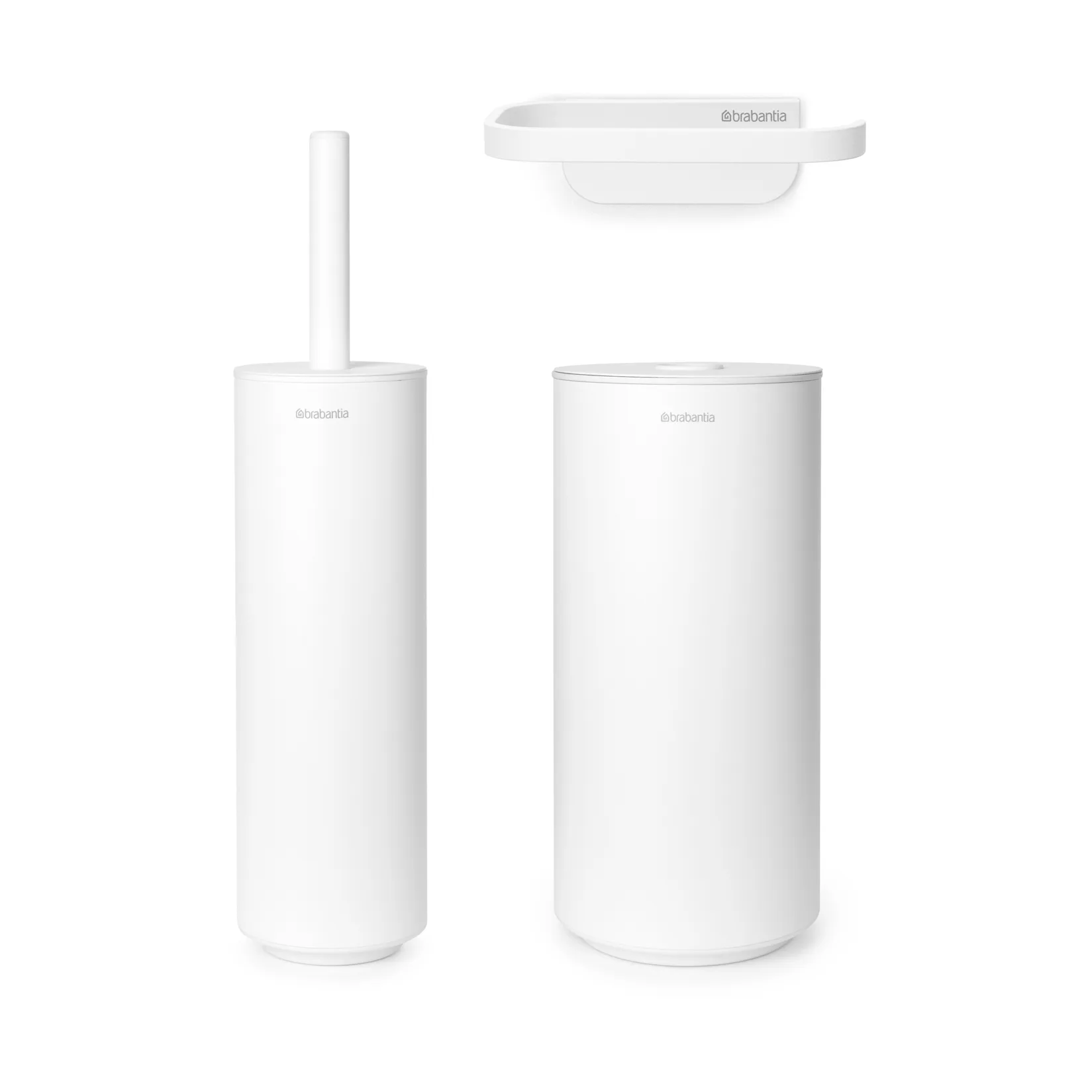 Mindset Toalettset 3 delar, Mineral Fresh White Brabantia
