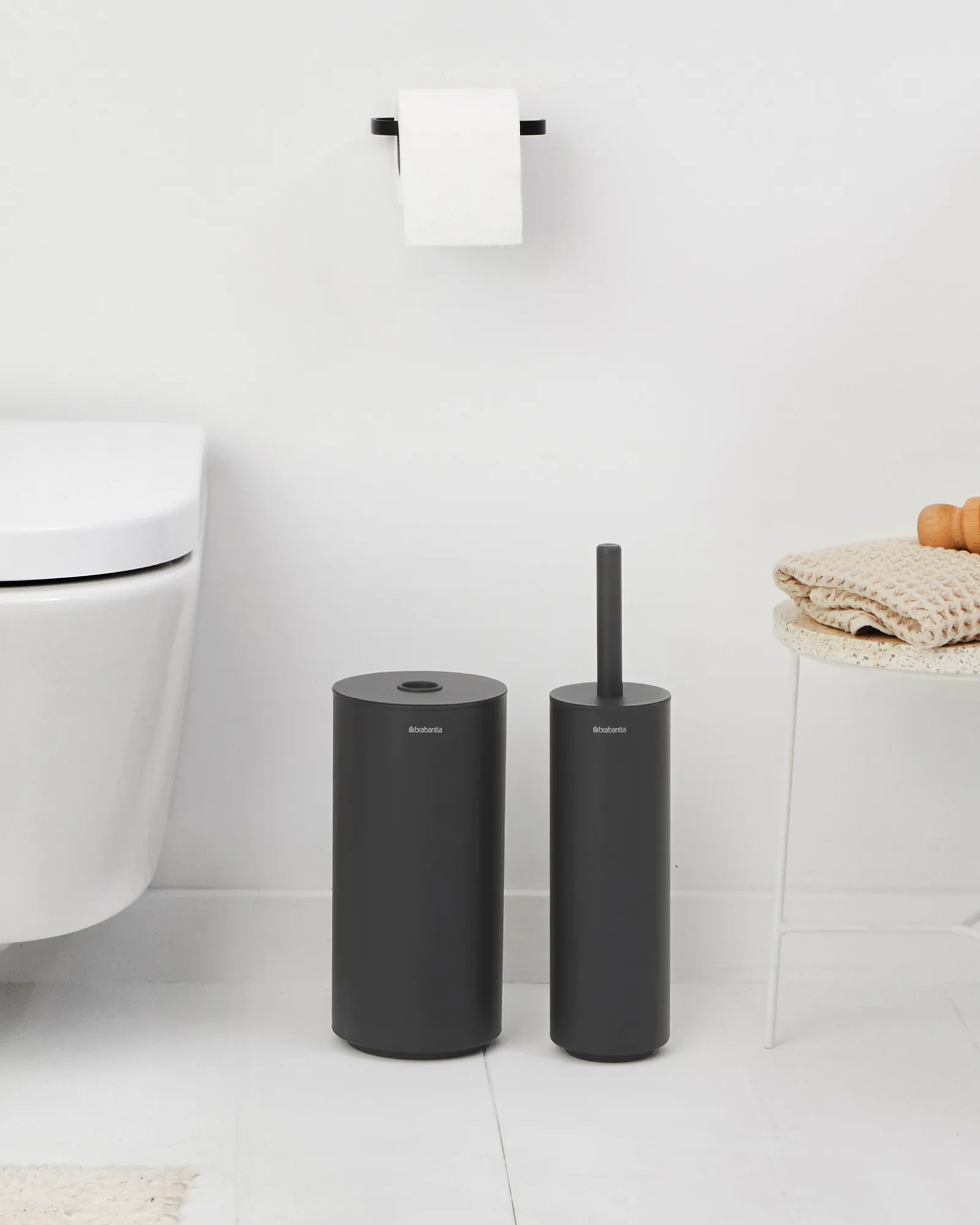 Mindset Toalettset 3 delar, Mineral Infinite Grey Brabantia