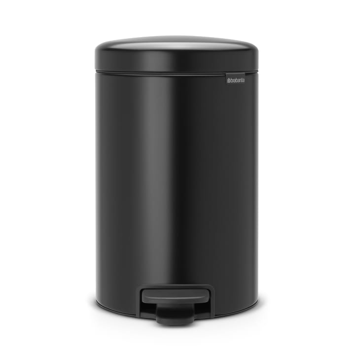 New Icon pedalhink 12 liter - matt black (svart) - Brabantia