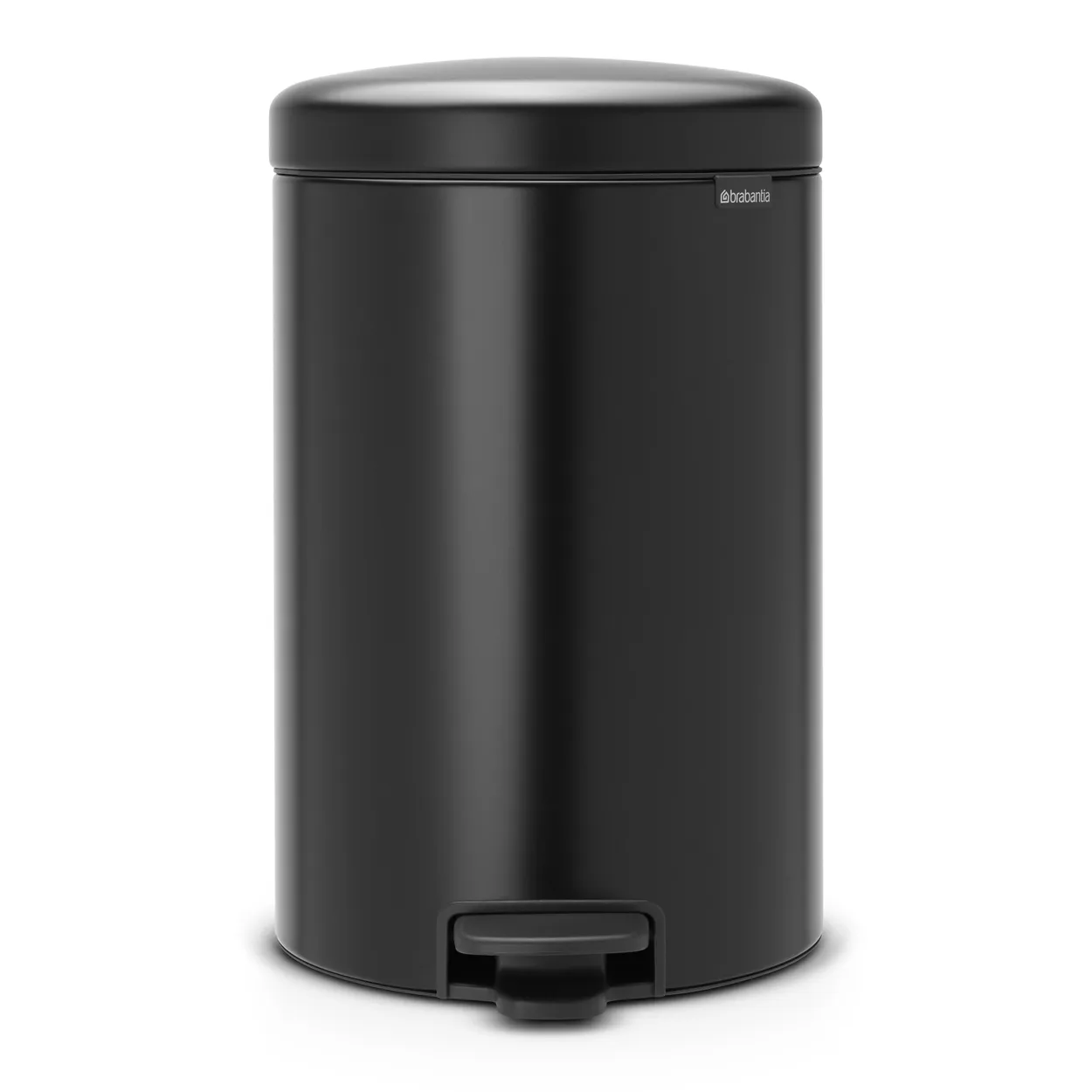 Brabantia New Icon pedalhink 20 liter matt black (svart)