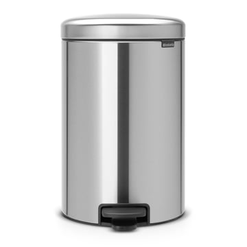 Läs mer om Brabantia New Icon pedalhink 20 liter matt steel