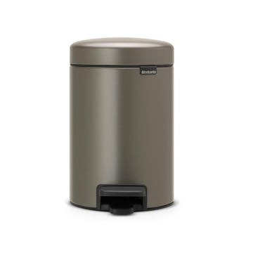 Läs mer om Brabantia New Icon pedalhink 3 liter platinum