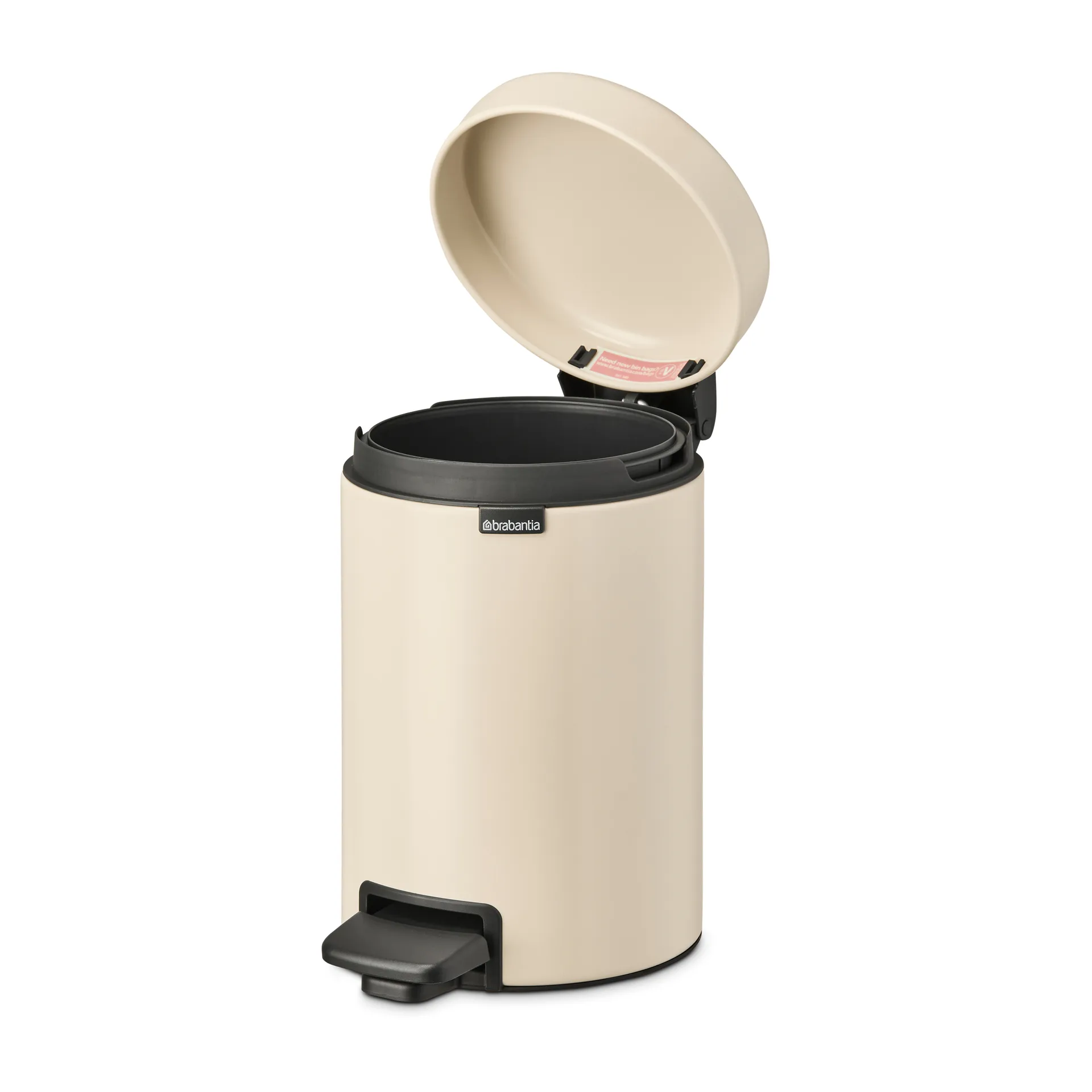 New Icon pedalhink 3 liter, Soft beige Brabantia