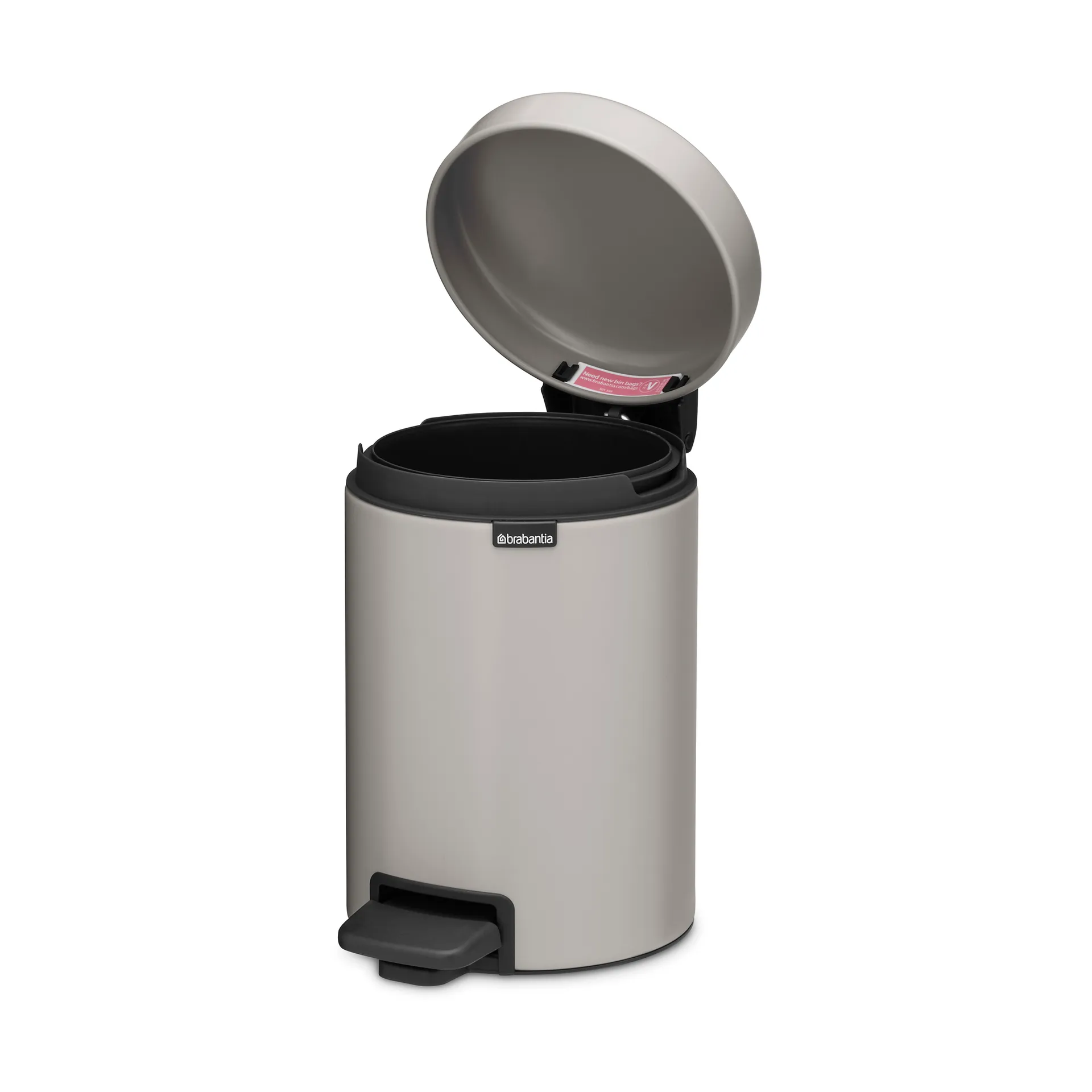 New Icon pedalhink 3 liter, Soft grey Brabantia
